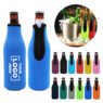 insulated zipper beer bottle sleeve