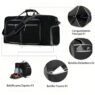 large capacity canvas sport duffle bag 2
