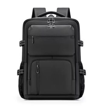 large capacity expanding business travel backpack for men 1