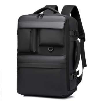 large capacity expanding business travel backpack for men 6