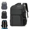 large capacity expanding business travel backpack for men