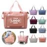 large capacity portable sports duffel shoulder bag