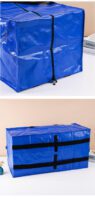 large capacity reusable storage duffle with reinforced handles 2