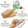 laser engraved beer bottle opener with wooden handle 3
