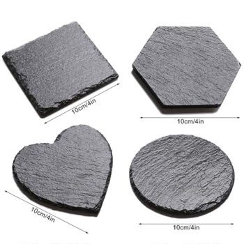 laser engraving 4 inch slate coasters 1