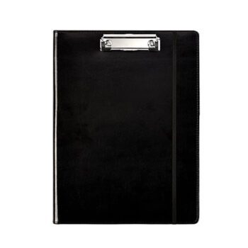 leather clipboard folio with notepad and pocket 1
