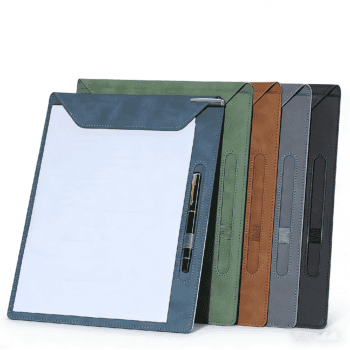 leather planner binder portfolio folder