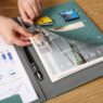 letter sized portfolio folder document organize 2