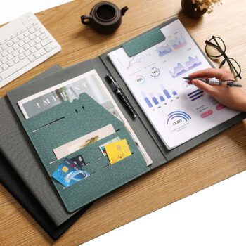letter sized portfolio folder document organize