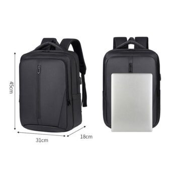 lightweight 15 6 waterproof laptop backpack with usb charging port 1