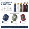 lightweight aluminum sports bottle with bamboo lid 4
