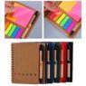 loose leaf paper notepad memo sticky with pen 5