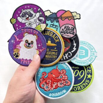 low moq custom embroidered patches 1