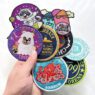 low moq custom embroidered patches 1