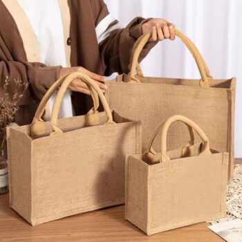 luxury organic jute favor bags 1