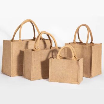 luxury organic jute favor bags