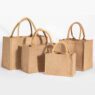 luxury organic jute favor bags