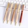 luxury silm bamboo wooden ballpoint pen 1