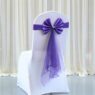luxury stretch tie free spandex chair sash bow 4