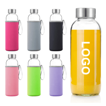 custom glass water bottles