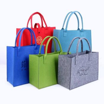 custom felt bags