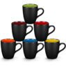 matte black porcelain coffee mug with handle 5