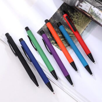metal business spring pens 1