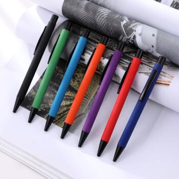 metal business spring pens
