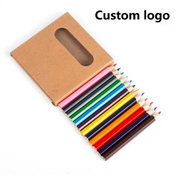 mini 12 color drawstring pencil sets