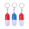 mini capsule shaped pill box keychain 1