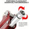 mini folding pliers keychain with flashlight 1