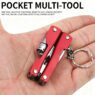 mini folding pliers keychain with flashlight 3