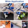 mini folding pliers keychain with flashlight 4