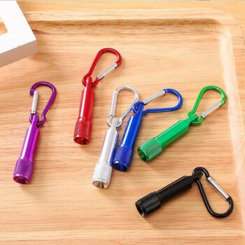 mini pocket aluminum led flashlight keychain 1