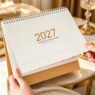 muji style stand up desk calendar 1