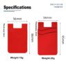 multi color sticky silicone card holder 2