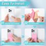multi color sticky silicone card holder 3
