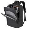 multi compartment waterproof business laptop backpack 5