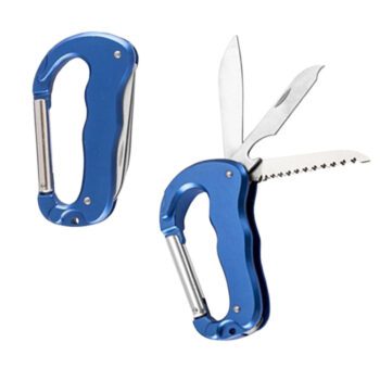 multi function carabiner knife keychain 1