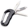 multi function carabiner knife keychain 2