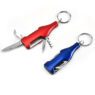 multifunction mini knife bottle opener keychain 1