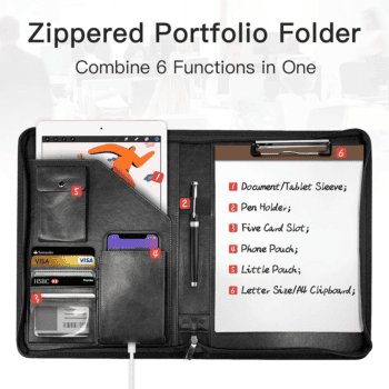 multifunctional a4 conference folder portfolio 1