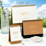 new style kraft paper desk calendar