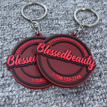 oem soft pvc rubber keychain pendant 1