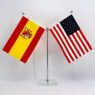 office mini table flag flags with stand 5