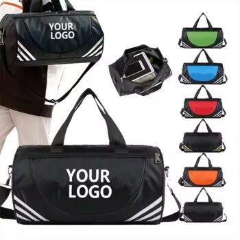 oxford large capacity luggage sports gym bag