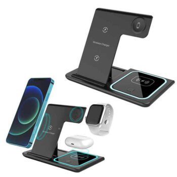 personalized 3 in 1 magnetic portable wireless fast charger 1