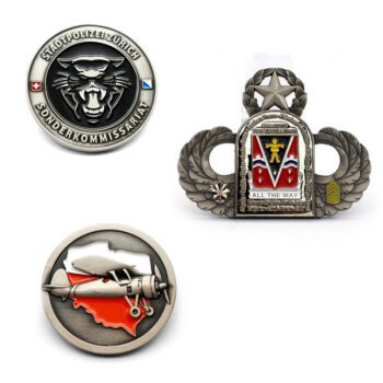 personalized 3d enamel airplane challenge coin 1