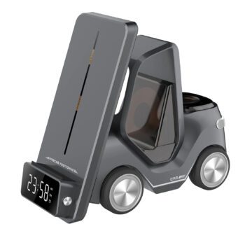 personalized 5 in 1 car shaped magnetic wireless charging station