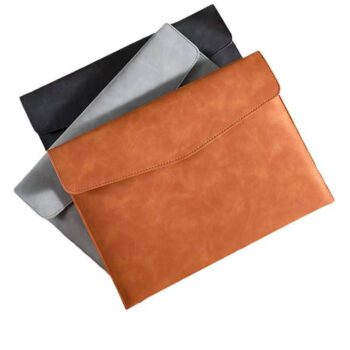 personalized a4 waterproof pu leather document bag